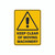 Warning Sign - Keep Clear of Moving Machinery 