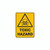 Warning Sign - Toxic Hazard 