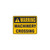 Warning Sign - Machinery Crossing