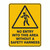 Warning Sign - No Entry Without Safety Harness Warning Sign - No Entry Without Safety Harness