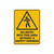 Warning Sign - No Entry Without Safety Harness Warning Sign - No Entry Without Safety Harness