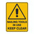 Warning Sign - Nailing Tools In Use Keep Clear 