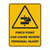 Warning Sign - Pinch Point Can Cause Severe Injury