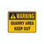 Warning Sign - Quarry Area Keep Out 
