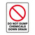 Prohibition Sign - Do Not Dump Chemicals 