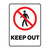 Prohibition Sign - Keep Out