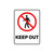 Prohibition Sign - Keep Out