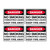 Danger Sign - No Smoking Combustible Liquids 70720