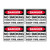 Danger Sign - No Smoking Combustible Liquids