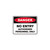 Danger Sign - No Entry Authorised Personnel Only 