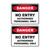 Danger Sign - No Entry Authorised Personnel Only SSD-1370