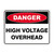 Danger Sign - High Voltage Overhead 