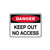 Danger Sign - Keep Out No Access
