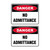 Danger Sign - No Admittance 