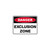 Danger Sign - Exclusion Zone SSD-1215