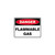 Danger Sign - Flammable Gas 