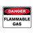 Danger Sign - Flammable Gas 