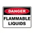 Danger Sign - Flammable Liquids 600 x 450mm 70343