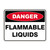 Danger Sign - Flammable Liquids 