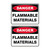 Danger Sign - Flammable Materials
