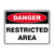 Danger Sign - Restricted Area 