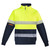 Syzmik Mens Orange Flame HRC 2 1/4 Zip Hooped Tape Brushed Fleece Pullover 