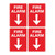 Fire Sign - Fire Alarm With Arrow 