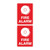 Fire Sign - Fire Alarm with Symbol 