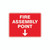Fire Sign - Fire Assembly Point 