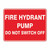 Fire SIgn - Fire Hydrant Pump 