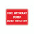 Fire SIgn - Fire Hydrant Pump 