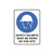 Mandatory Sign - Safety Helmets Must Be Worn 