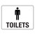 Male Toilets Sign
