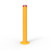 Yellow Powdercoated Surface Mount Bollard - 1200mmH x 140mm Diameter 60702