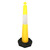 Yellow Stackable T-Top Bollard with 8kg Base RS-3182