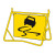 Slippery Surface (Pict) Swing Sign Set (Complete) 900 x 600mm SS-T3-3A