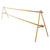Construktor A-Frame Barrier Stand Only - Swivel Top Powdercoated Yellow BF-6005
