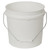 10L Round Pail & Lid - White CW-8150-WH
