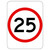 Speed Limit Sign - km/h 79800