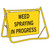 Weed Spraying In Progress Swing Sign Set (Complete) 900 x 600mm SS-T-WSPA