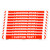 (Customised) Fire Pipe Marker - 475 x 60mm - Pack of 10 
