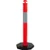 Orange T-Top Bollard With Reflective Tape and 6 Kg Base RS-3160