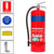 9 Litre Stored Pressure Foam Fire Extinguisher - Complete Kit with Signs 