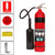 5kg CO2 Fire Extinguisher - Complete Kit with Signs 