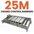 Construktor Galvanised Crowd Control Barrier Pack - 25m 