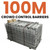 Construktor Galvanised Crowd Control Barrier Pack - 100m 