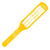 Yellow Commercial & Building Test Tags-100PK 