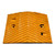 Rubber Speed Hump 250mm Section - Yellow