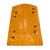 Rubber Speed Hump 500mm Section - Yellow