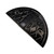 Rubber Speed Hump End Cap for 500mm Sections - Black